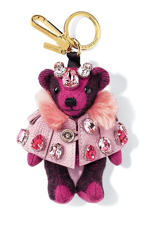 burberry bear bag charm|Burberry shearling charm.